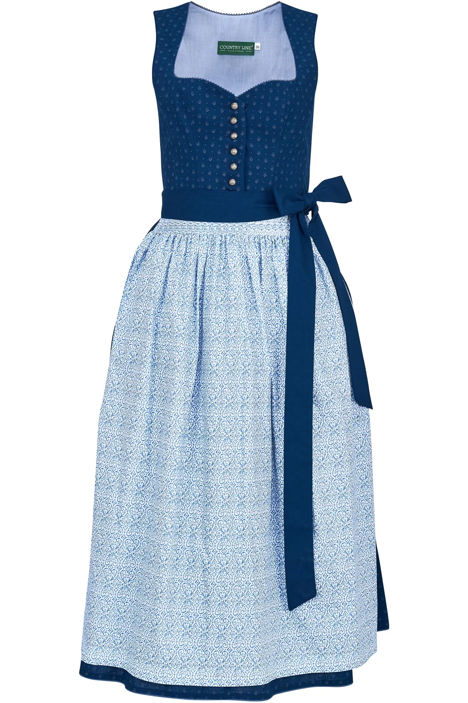 Country Line Dirndl in Marine
