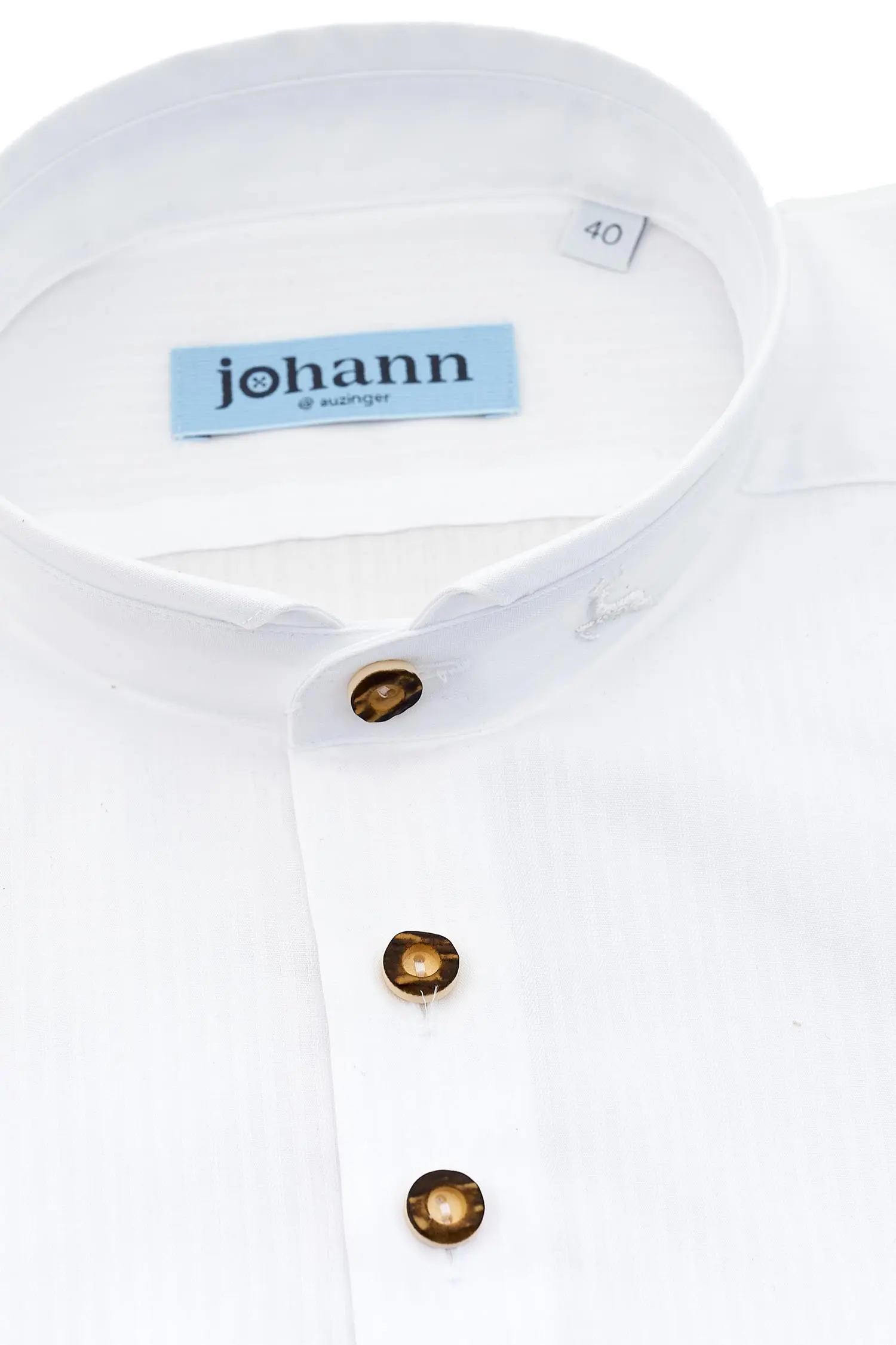 Elegantes Hemd in Weiß von Johann