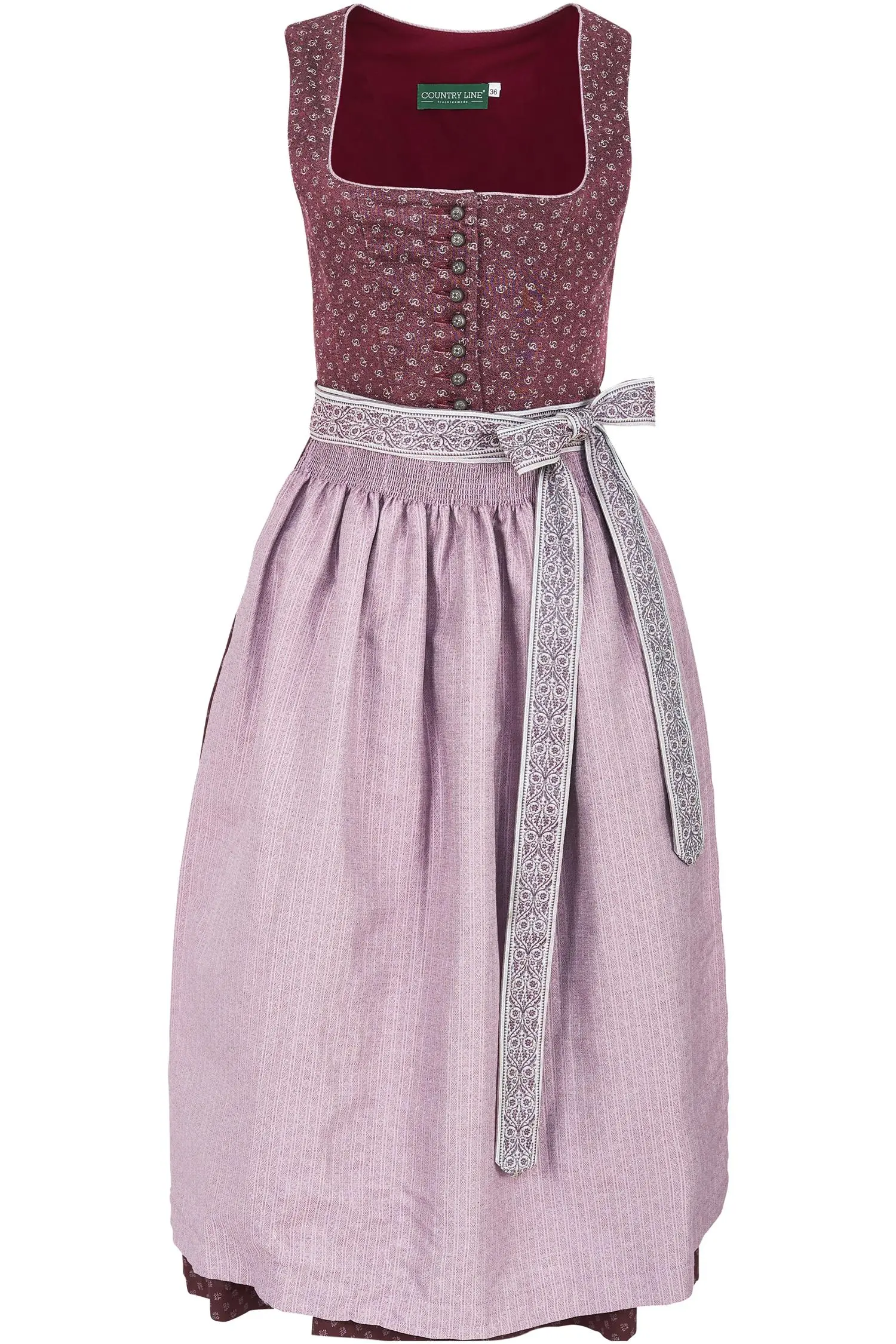 Dirndl von Country Line in Altrosa Country Line Dirndl in Beere