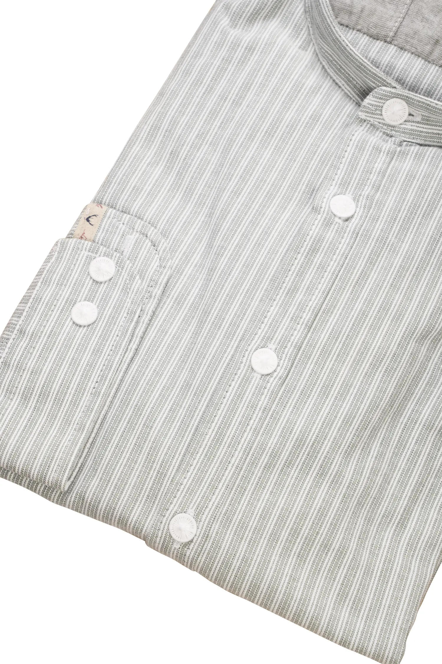 1529-0057-gn5-23-08-2402699 Fesches Trachtenhemd grün meliert - Detail Ärmel