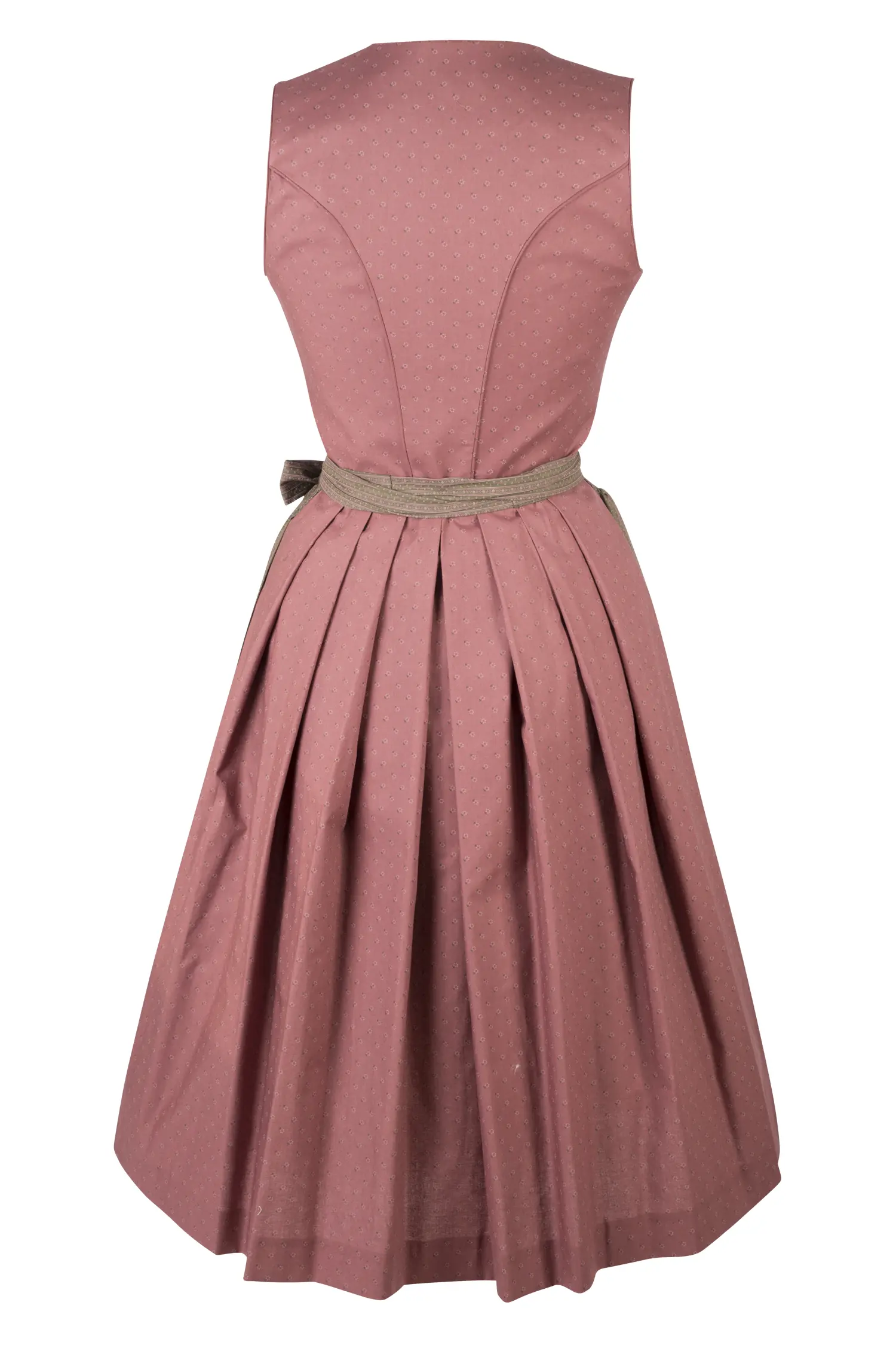 3091-1445-ro8-23-08-2202507 Traditionelles Dirndl Manuela in altrosa - Rückansicht