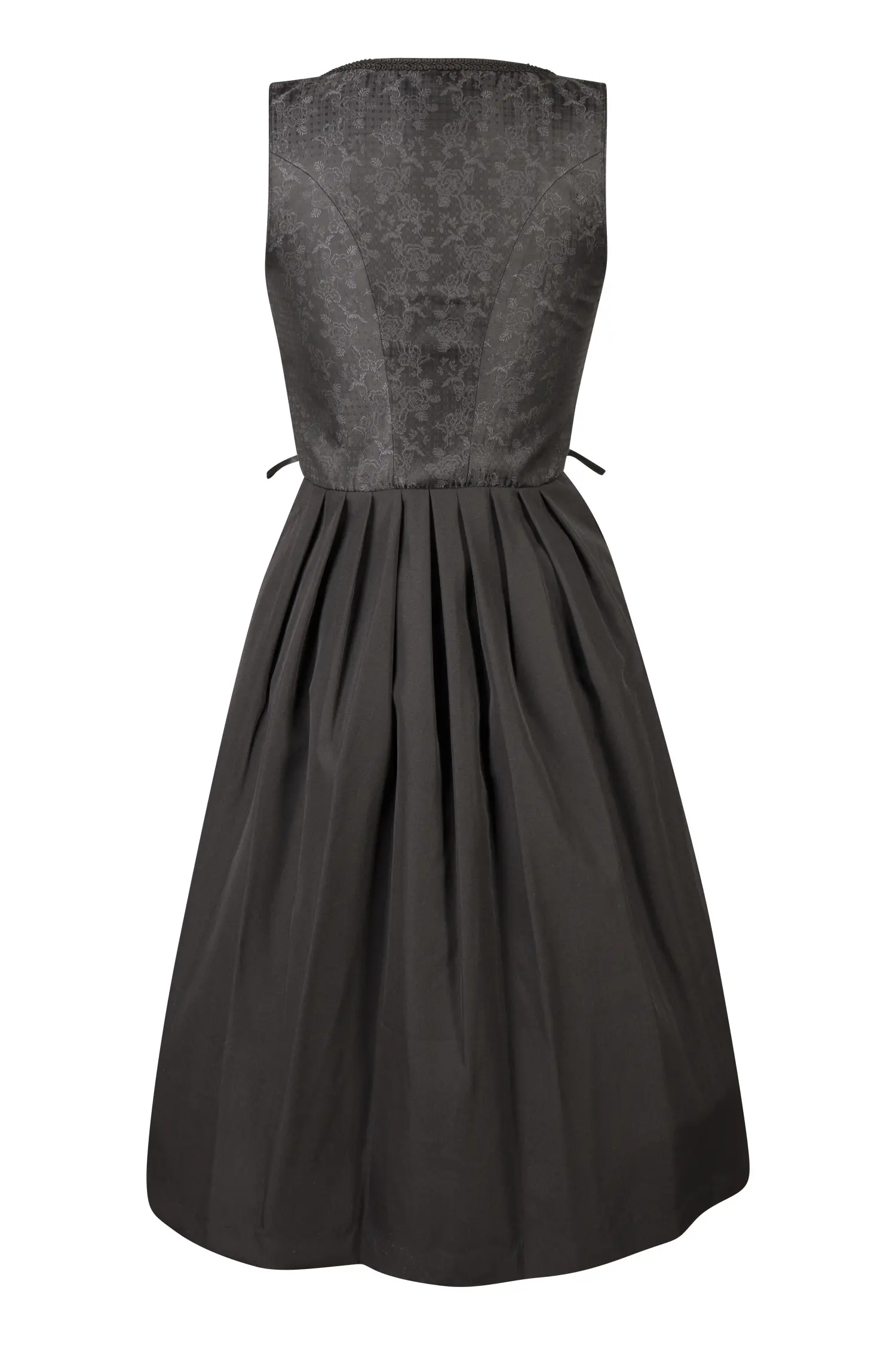 3092-0024-sw5-24-02-2204470 schwarzes Dirndl von Sockerpoint Detail Rückansicht