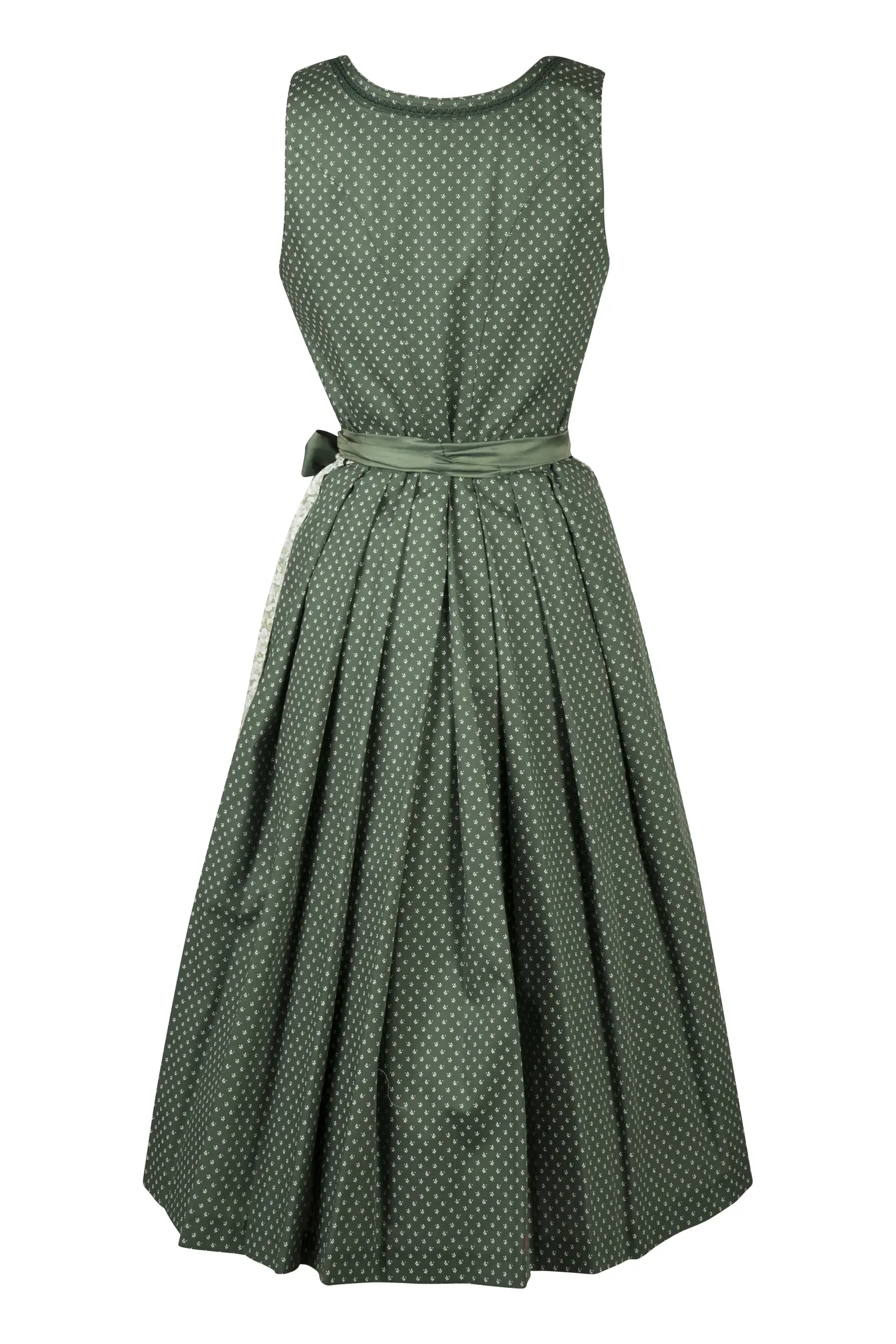 3091-1551-gn8-24-06-2605064 Dirndl Claudia in Grün Rückansicht