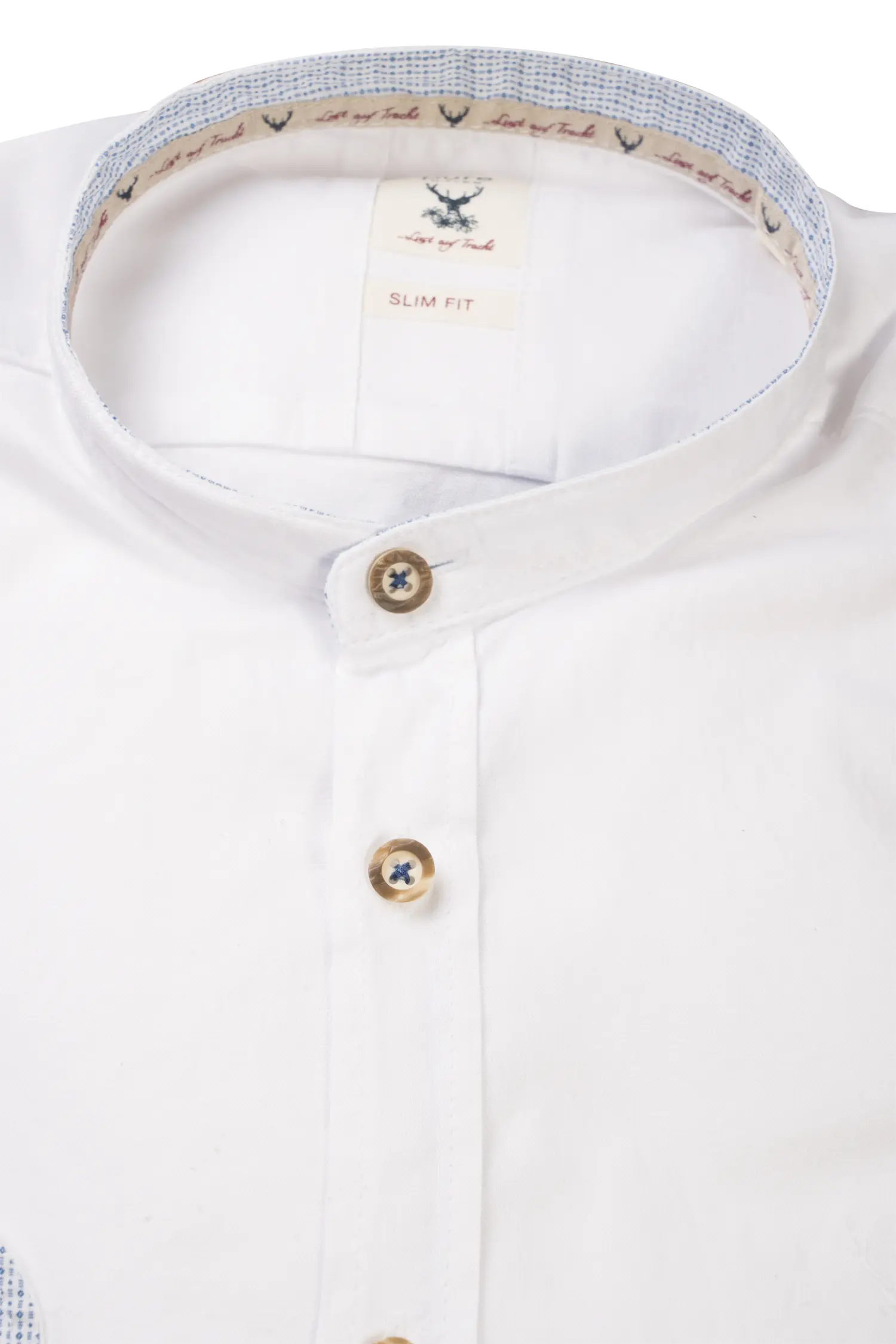 1504-0008-bl4-23-08-2402657 Trachtenhemd mit blauen Akzenten - Detail Kragen