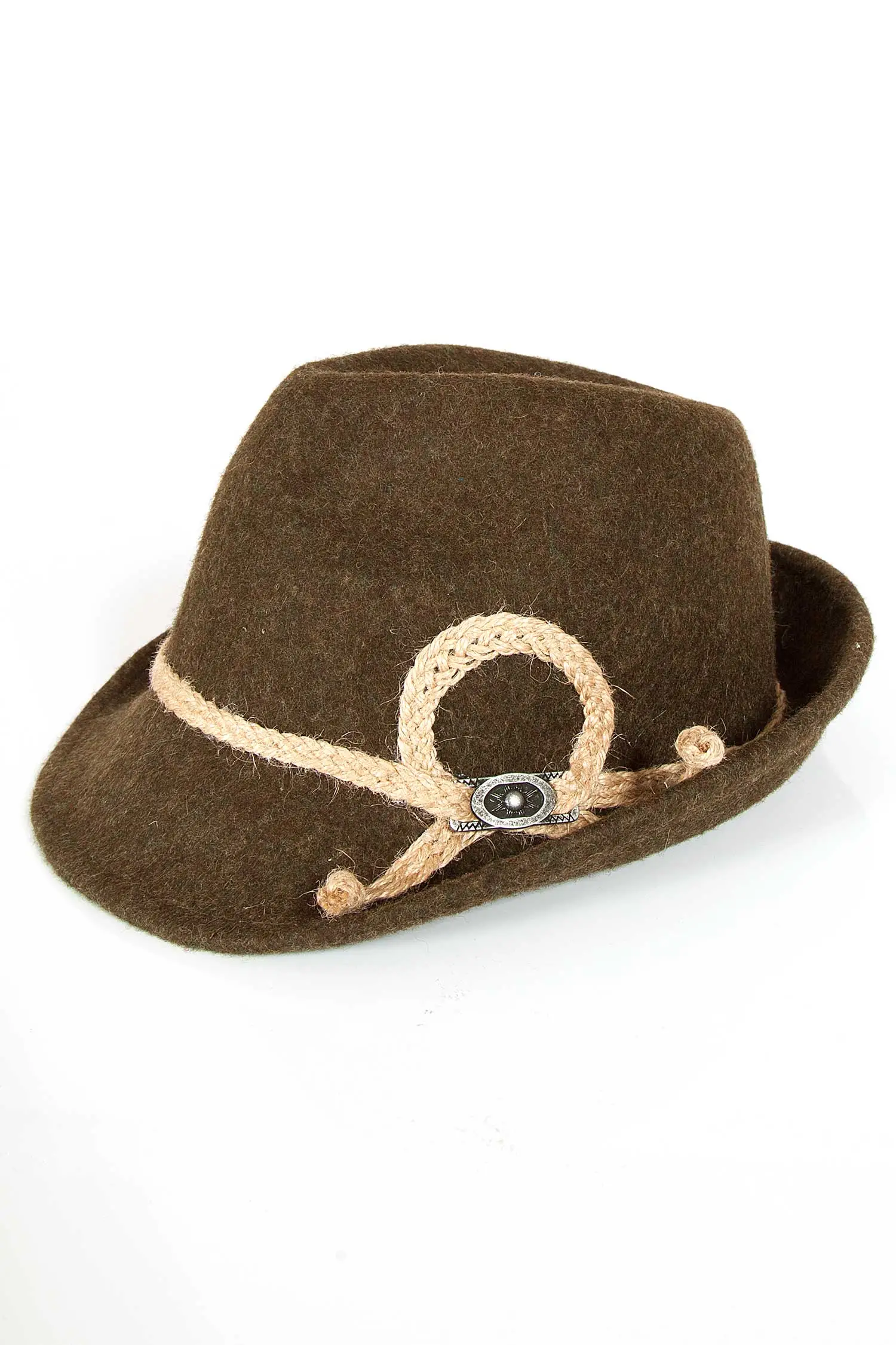 Kinder Trachtenhut in braun Hut für Buben