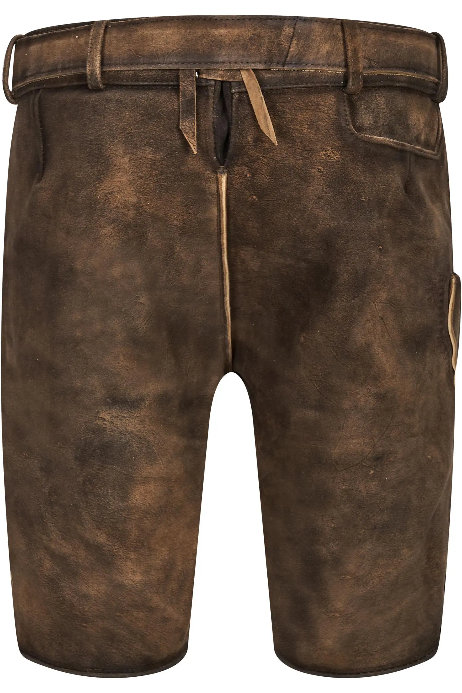 Braune Gamsbock Lederhose Bertl