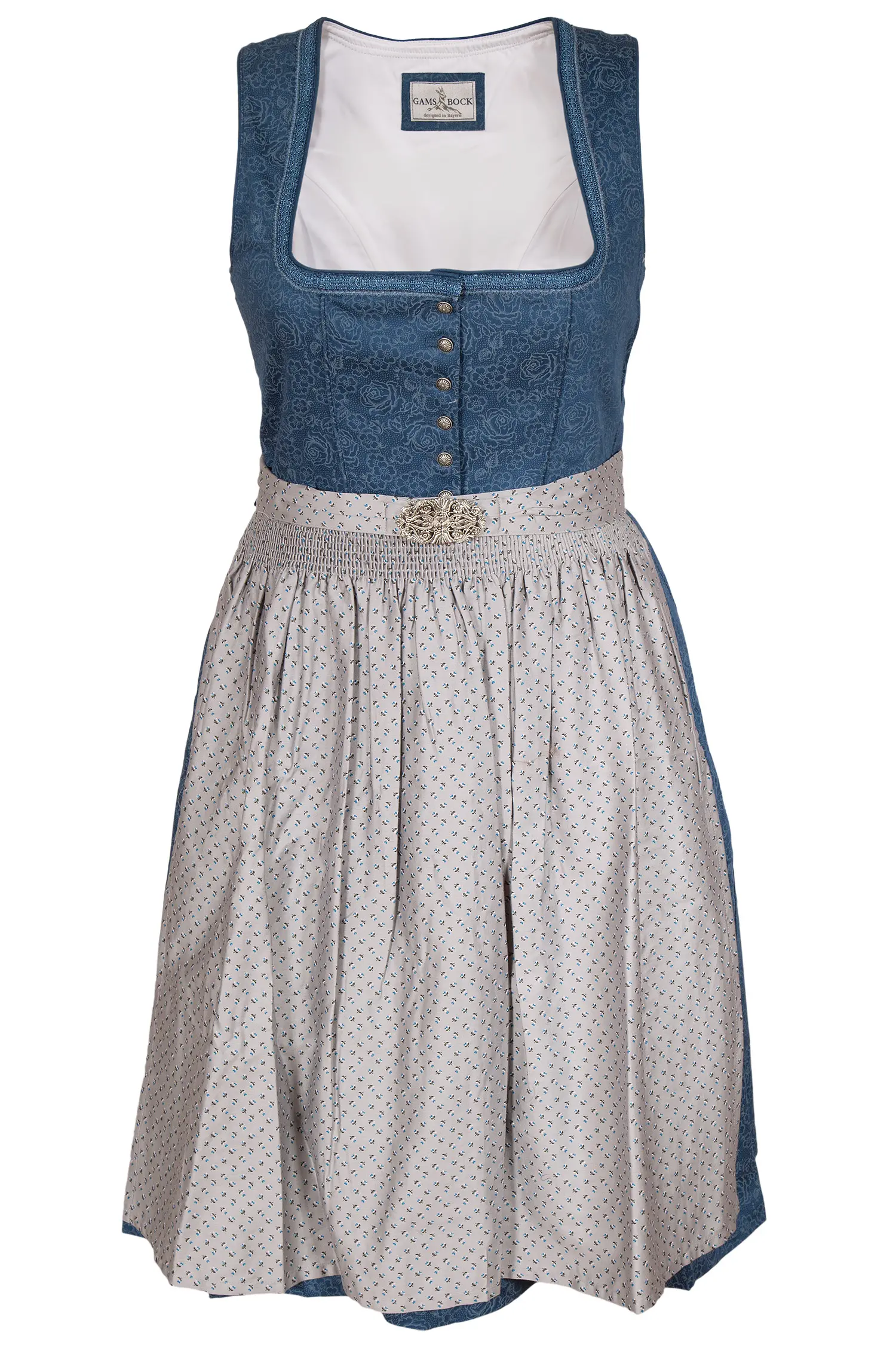 midi-dirndl-blau-grau-xxl-3091-1431-bl8-20-08f-xl-3534-a Midi Dirndl in dunkelblau mit grauer Schürze XXL