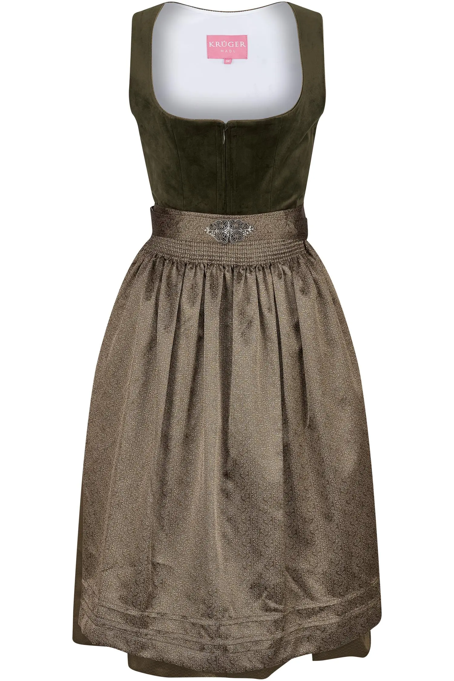 Dirndl Aurela von Krüger in Dunkelgrün Krüger Dirndl Aurela in Oliv