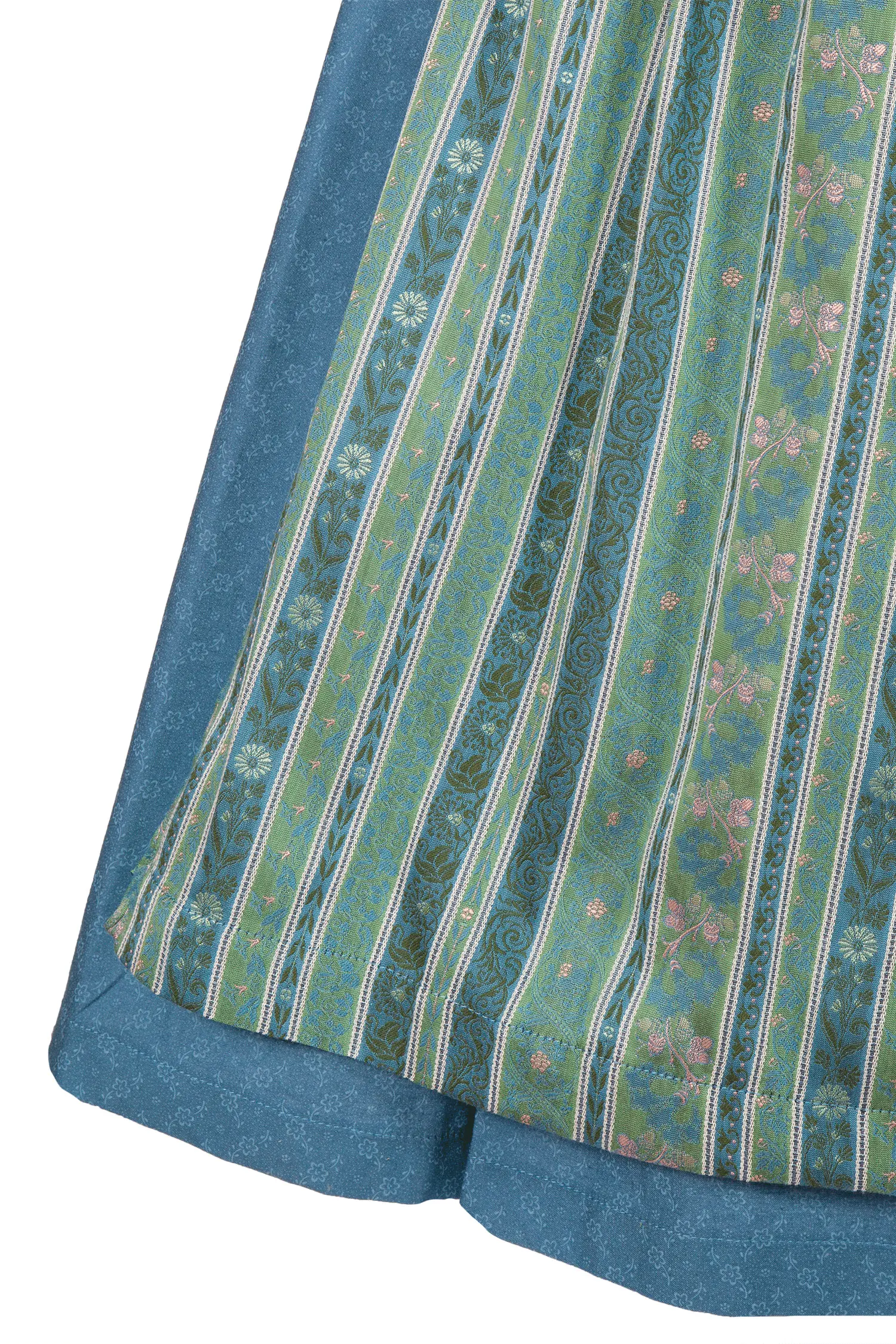 3098-0318-BL3-23-03b-3918d Sissy ey! Dirndl in grünblau - Detail Rock