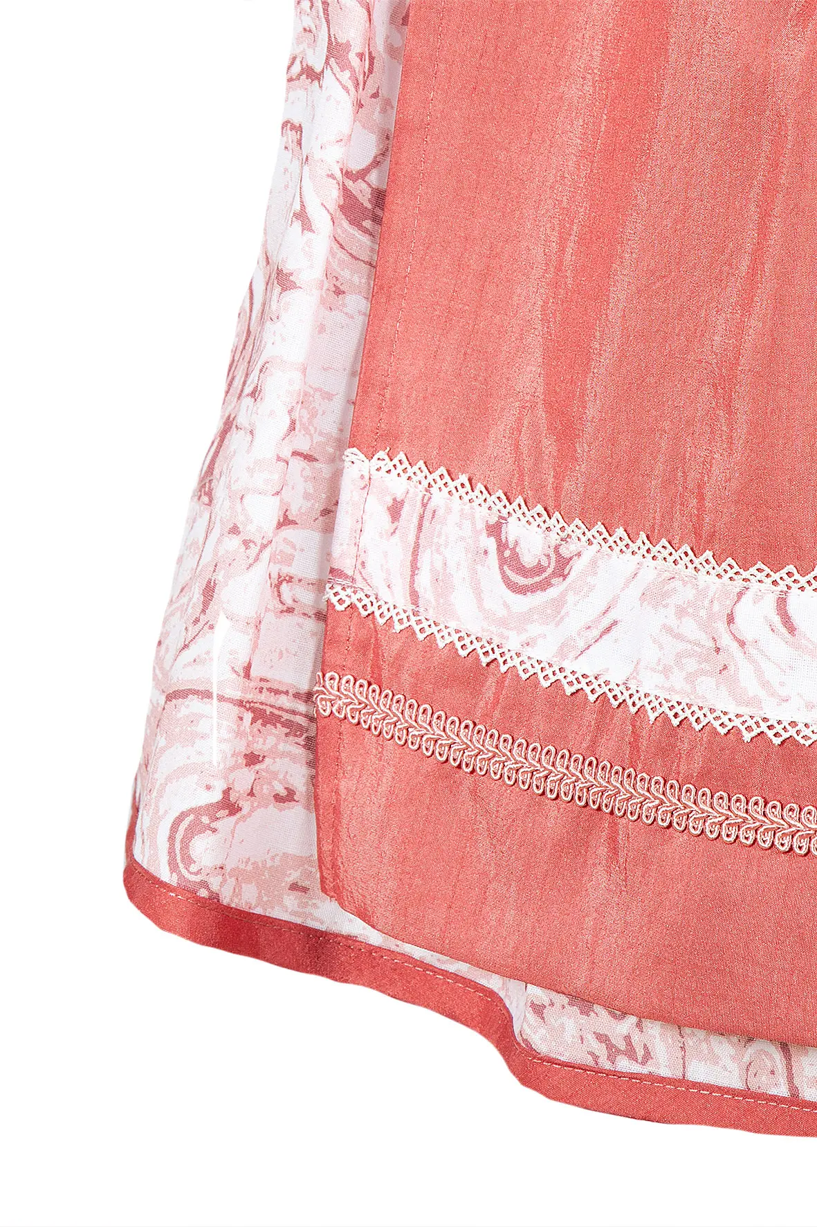 3066-1155-RT5-23-03e-5400c Auffälliges Dirndl von Gamsbock in rosa / rosewood - Detail Rock