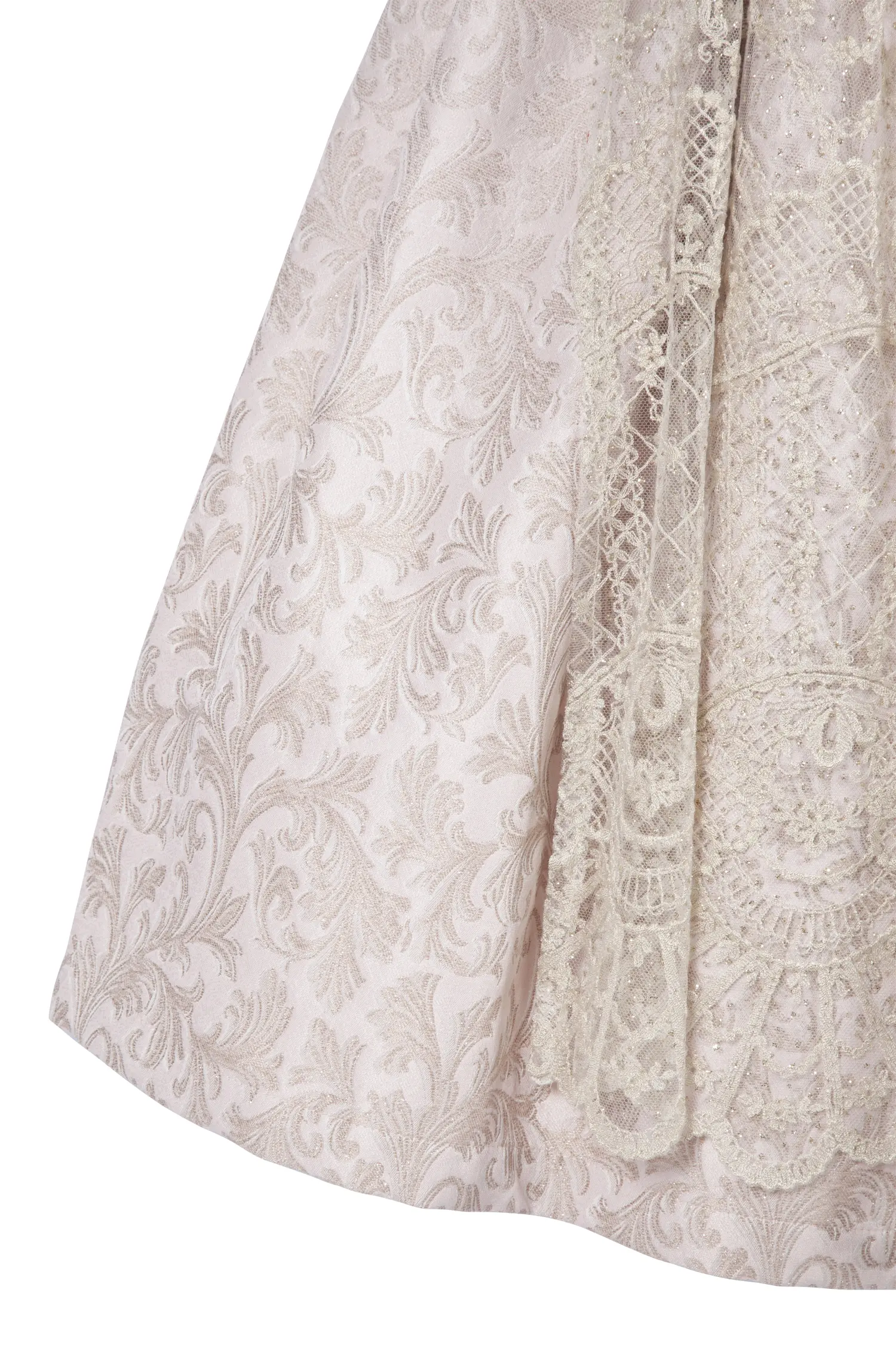 3099-0291-RO3-23-05-e7408 Brautdirndl in altrose von Tramontana - Detail Rock