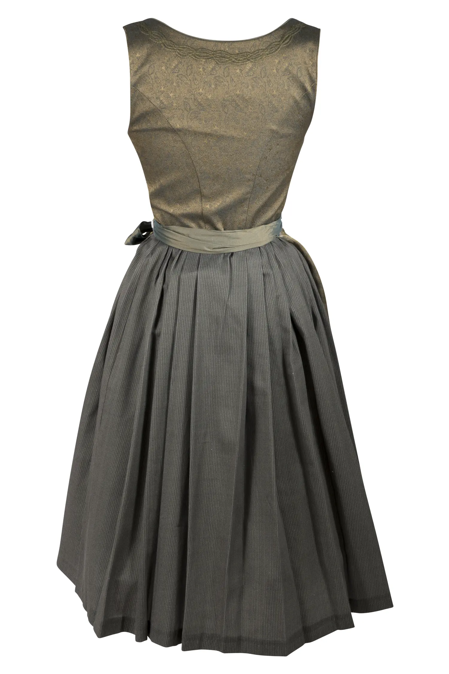 Limitiertes Dirndl in oliv von Sissi ey! - Rückansicht