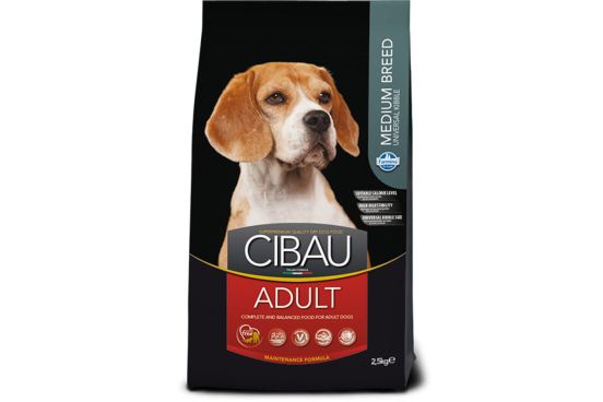 Сухий корм Farmina Cibau Adult Medium для дорослих собак середніх порід, з куркою, 2.5 кг
