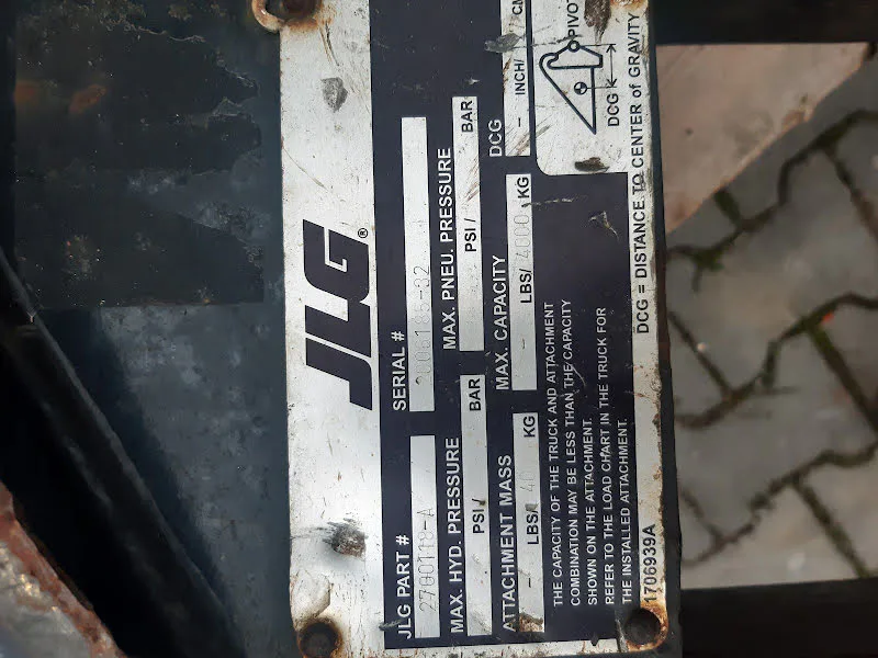 Jlg FORK MOUNTED HOOK 4T 2700118 2007 - Outro equipamento de movimentação imagem 2 miniatura