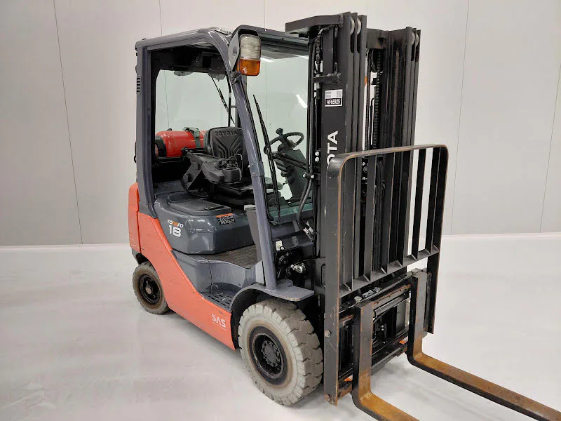Toyota 02-8FGF18 2015 - LPG-heftruck afbeelding 3 miniatuur