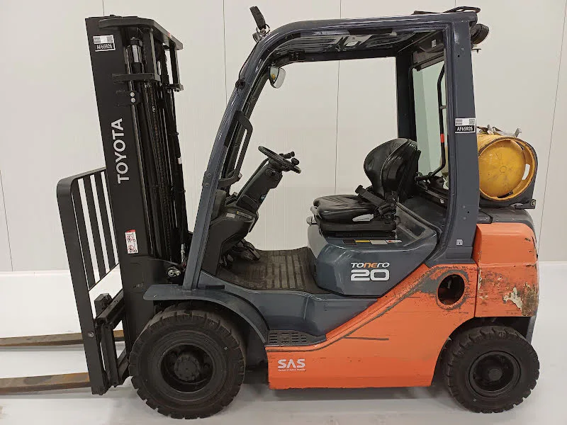 Toyota 02-8FGF20 2016 - LPG-heftruck afbeelding 2 miniatuur