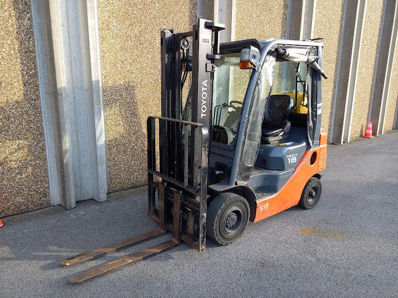 Toyota 02-8FGF18 2017 - LPG-heftruck afbeelding 2 miniatuur