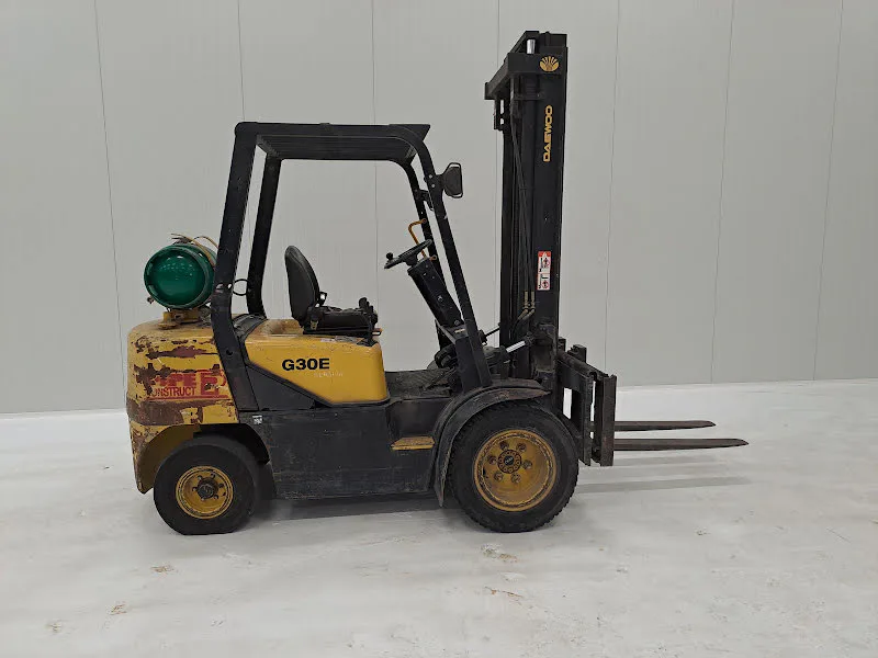 Daewoo G30E-3 2002 - LPG-heftruck afbeelding 3 miniatuur