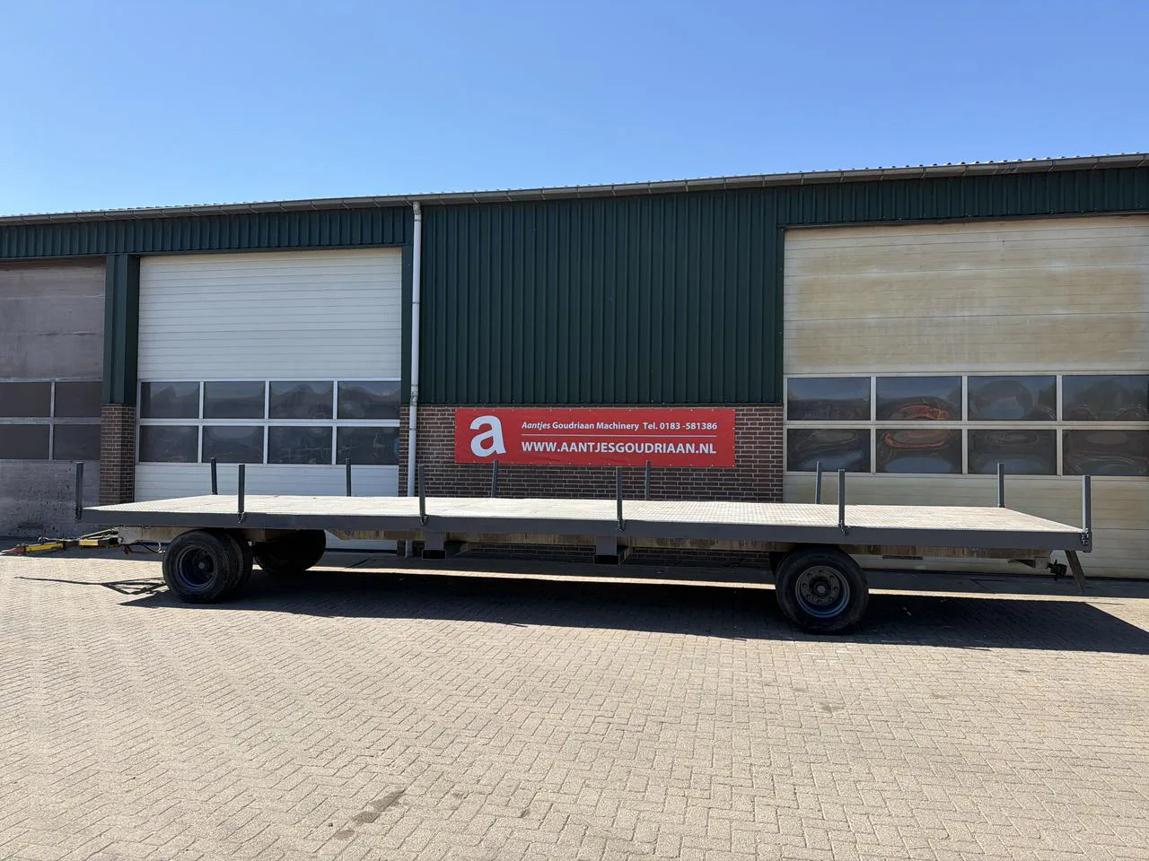 Industrie aanhanger 15 ton afbeelding 1