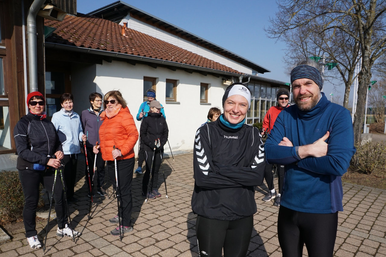 Laufen und Nordic Walking