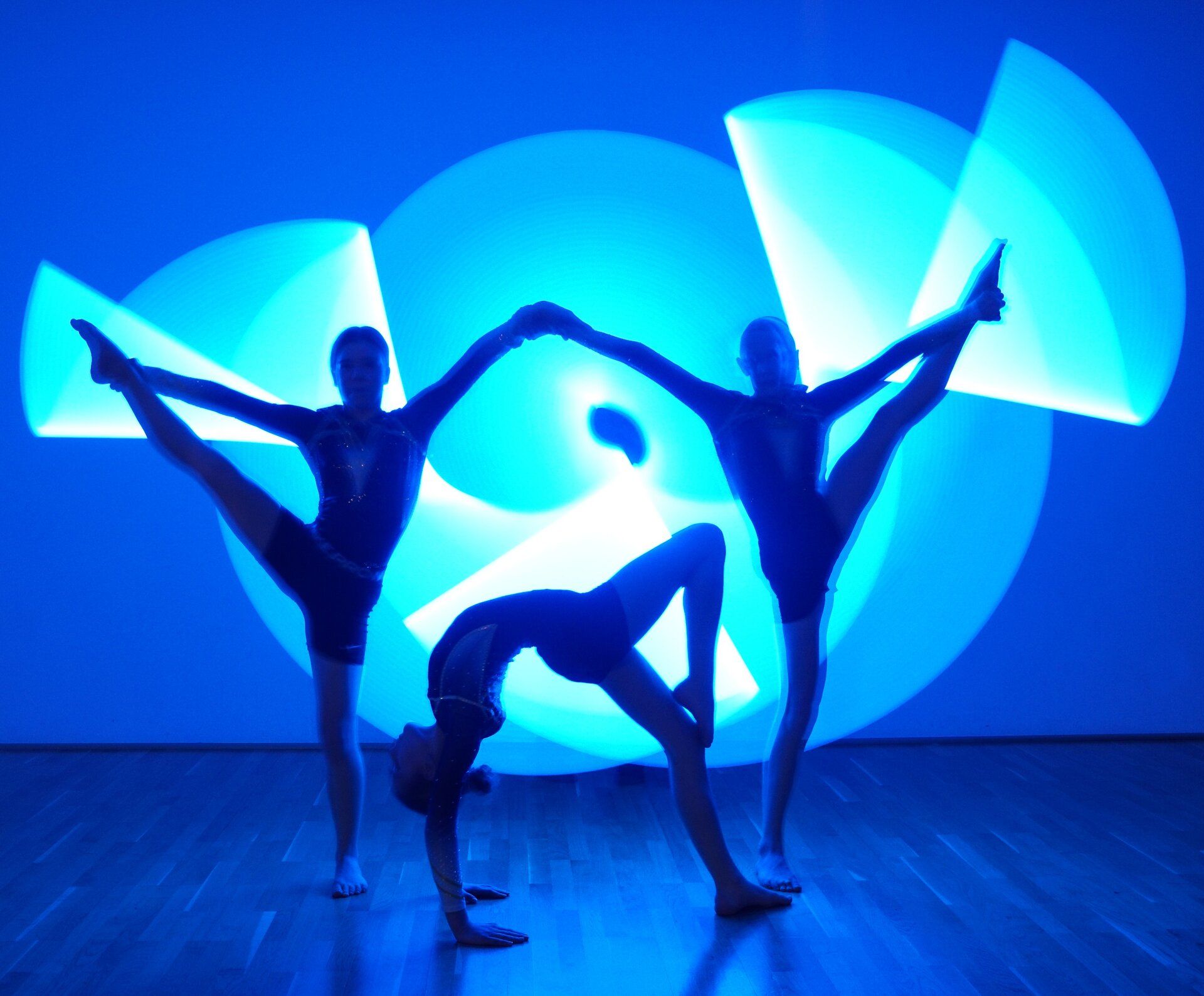 Turnerinnen Lightpainting