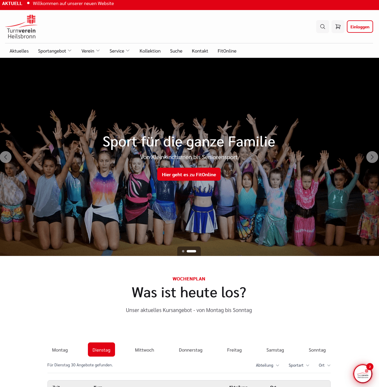 Willkommen auf unserer neuen Website - viel Spaß beim stöbern!