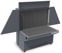 Brúsiace stoly s prípravou pre odsávanie