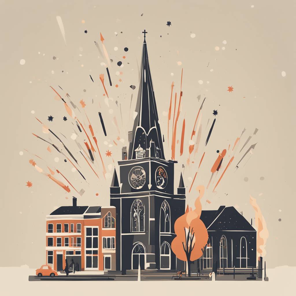 Незапаметено насилство во Холандија за време на новогодишната ноќ: Двајца загинати и пожар во црква