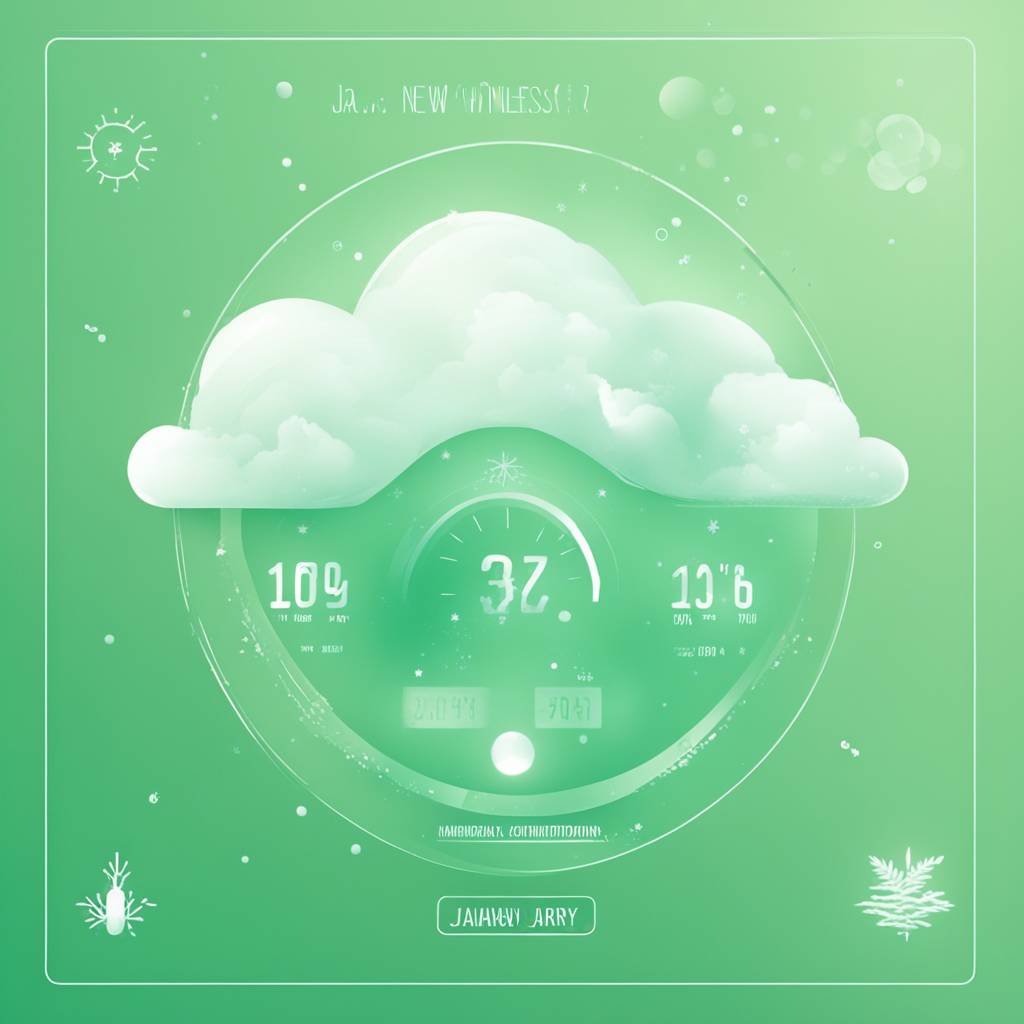 Weather Forecast and Biometeorological Conditions for the First Day of the New Year