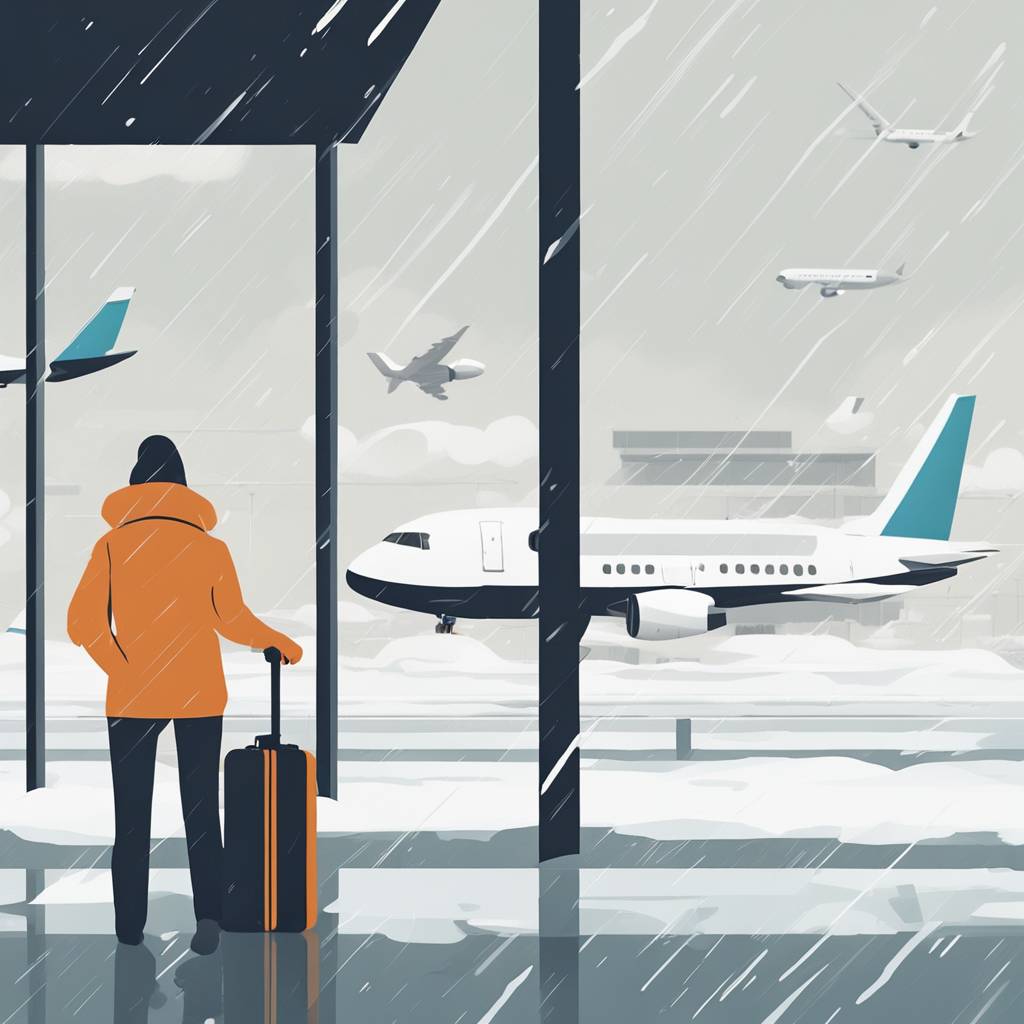 Snijeg i vjetar uzrokuju otkazivanje i kašnjenje letova na aerodromu Schiphol