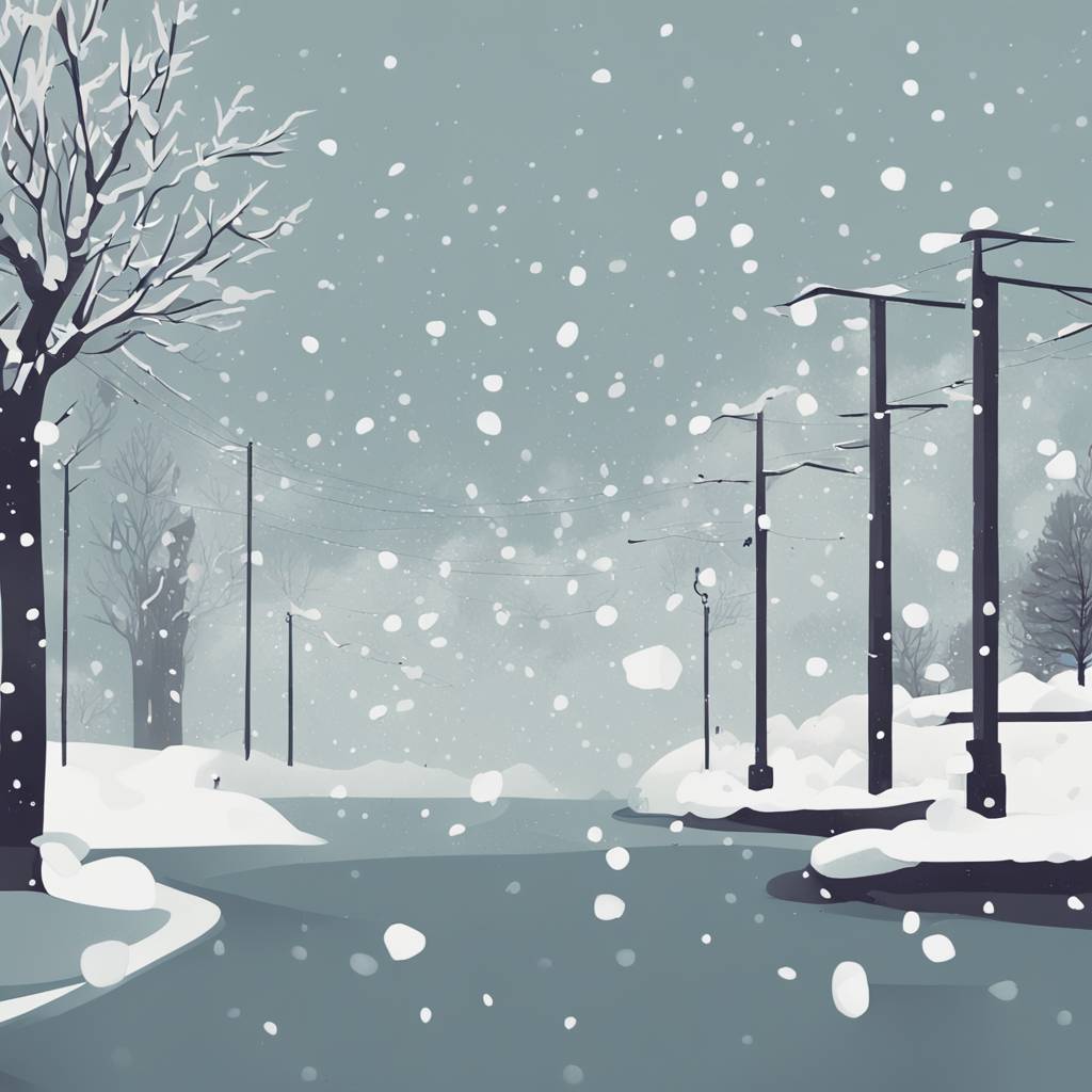 Sneg presenetil Podgorico in Zeto, meteorologi napovedujejo prenehanje padavin