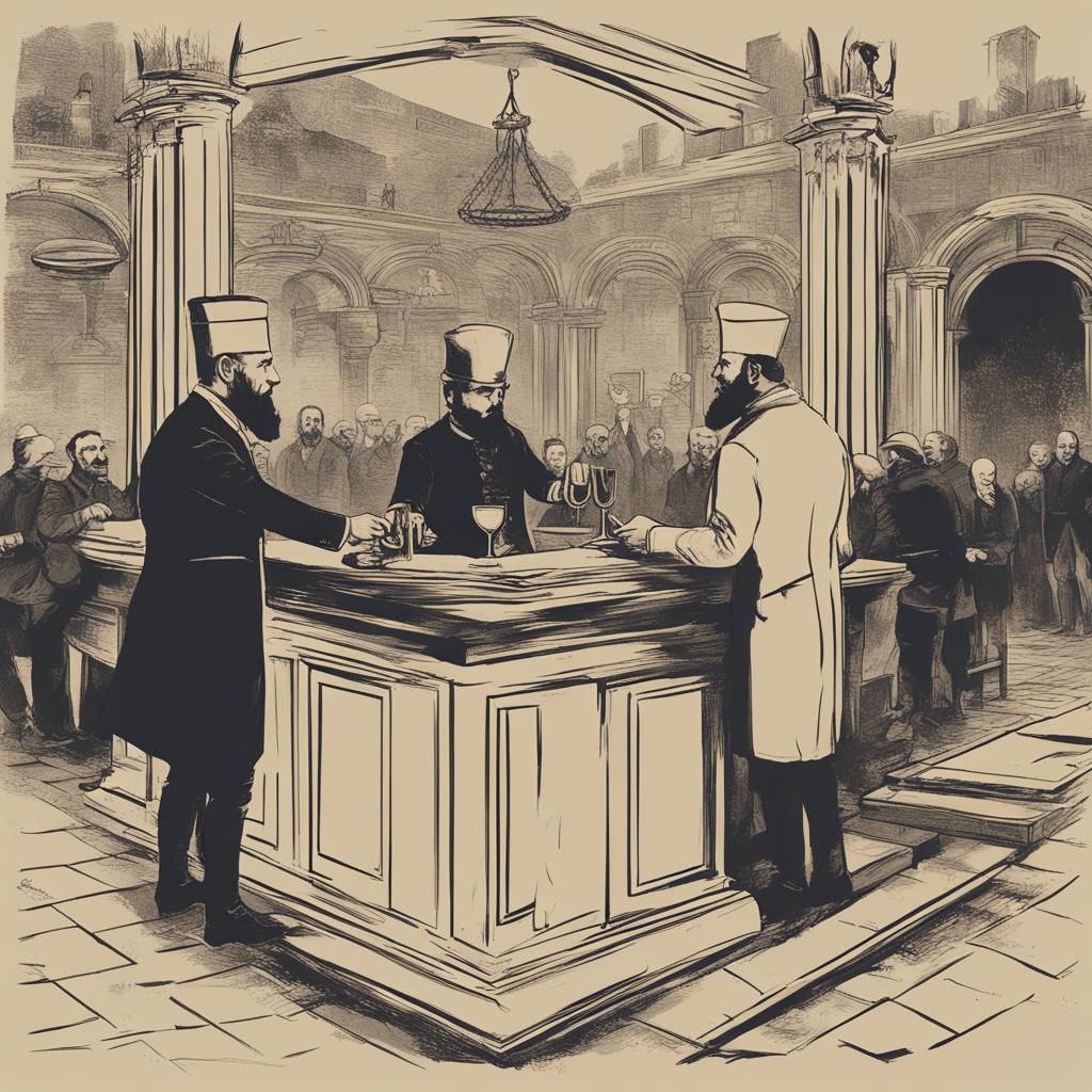 Osvajanje Bara 1878: Predaja ključeva grada u Biskupskom dvoru na Gretvi