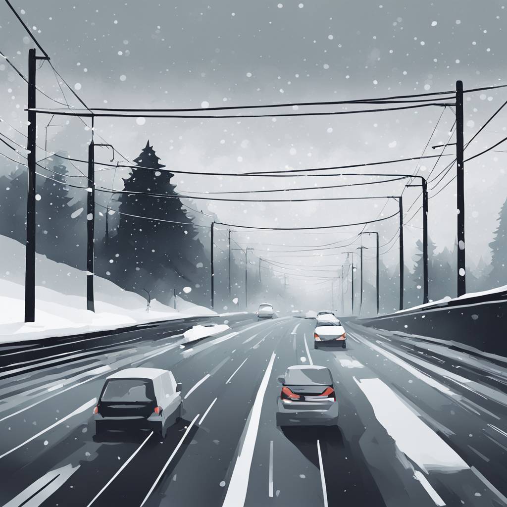 Poledica uzrokovala saobraćajne nezgode u sjeverozapadnoj Makedoniji