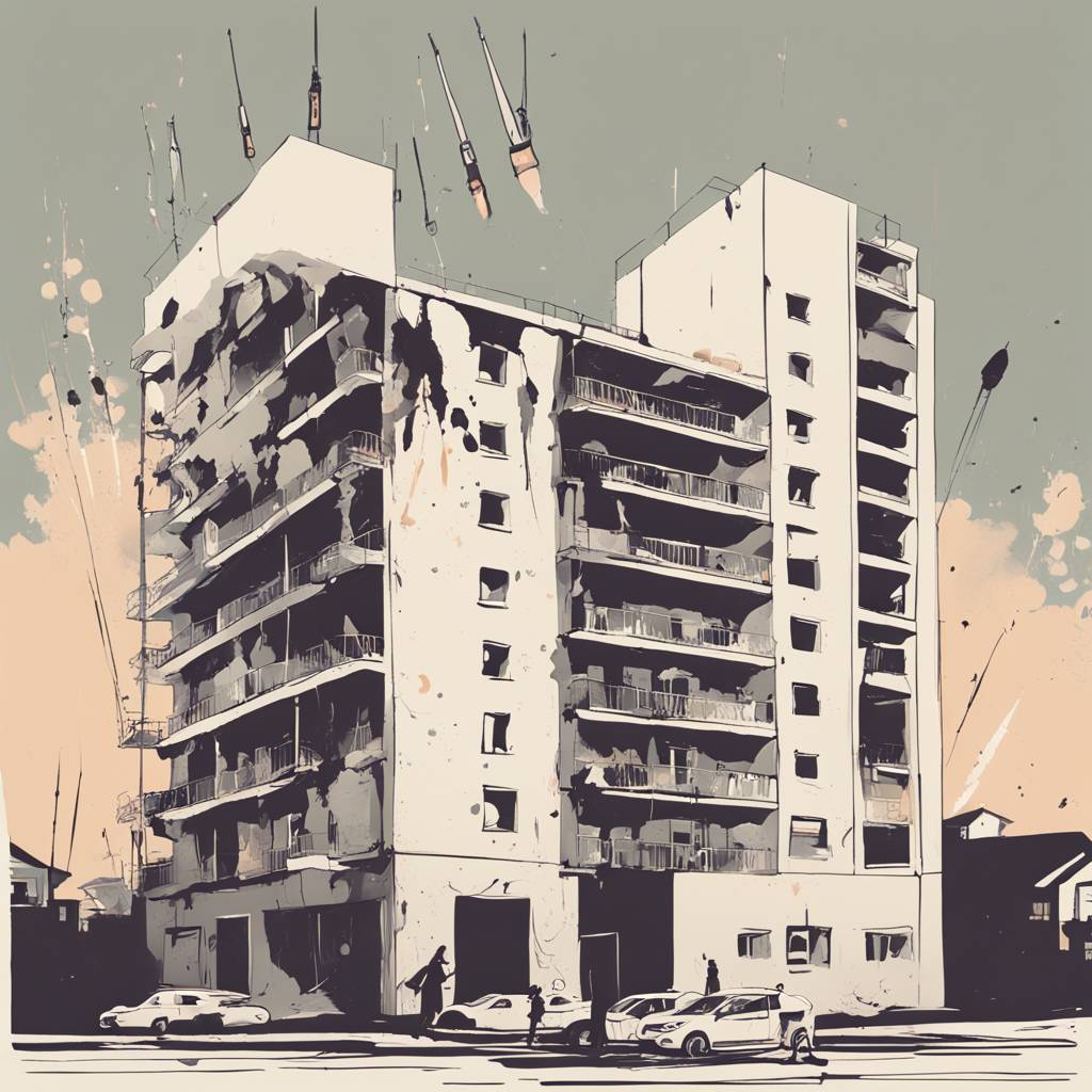 Mladostnici u Kopru raketama oštetili stambeni blok, policija istražuje