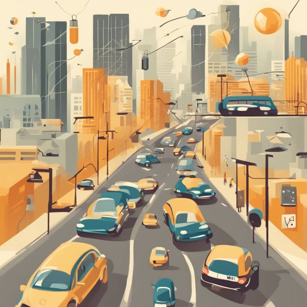 Traffic Jams Affect the Atmosphere's Electric Field