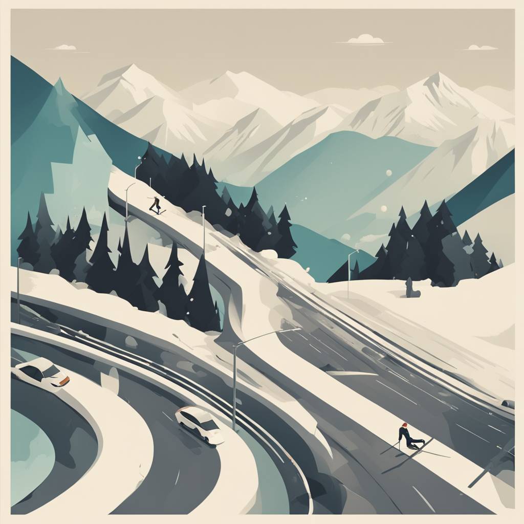 Kazne zbog skijanja na sarajevskoj saobraćajnici