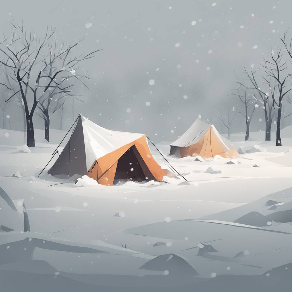 Snjezna oluja uzrokovala urusavanje satora na Adventu u Krizevcima