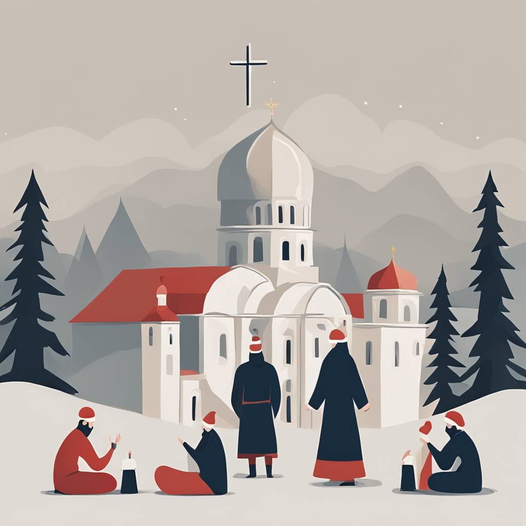 Serbs in Kosovo and Metohija Celebrated Christmas Eve Praying for Survival