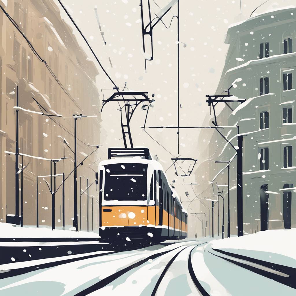 Снежен хаос во Загреб: Трамваи излетаа, бројни линии се суспендирани