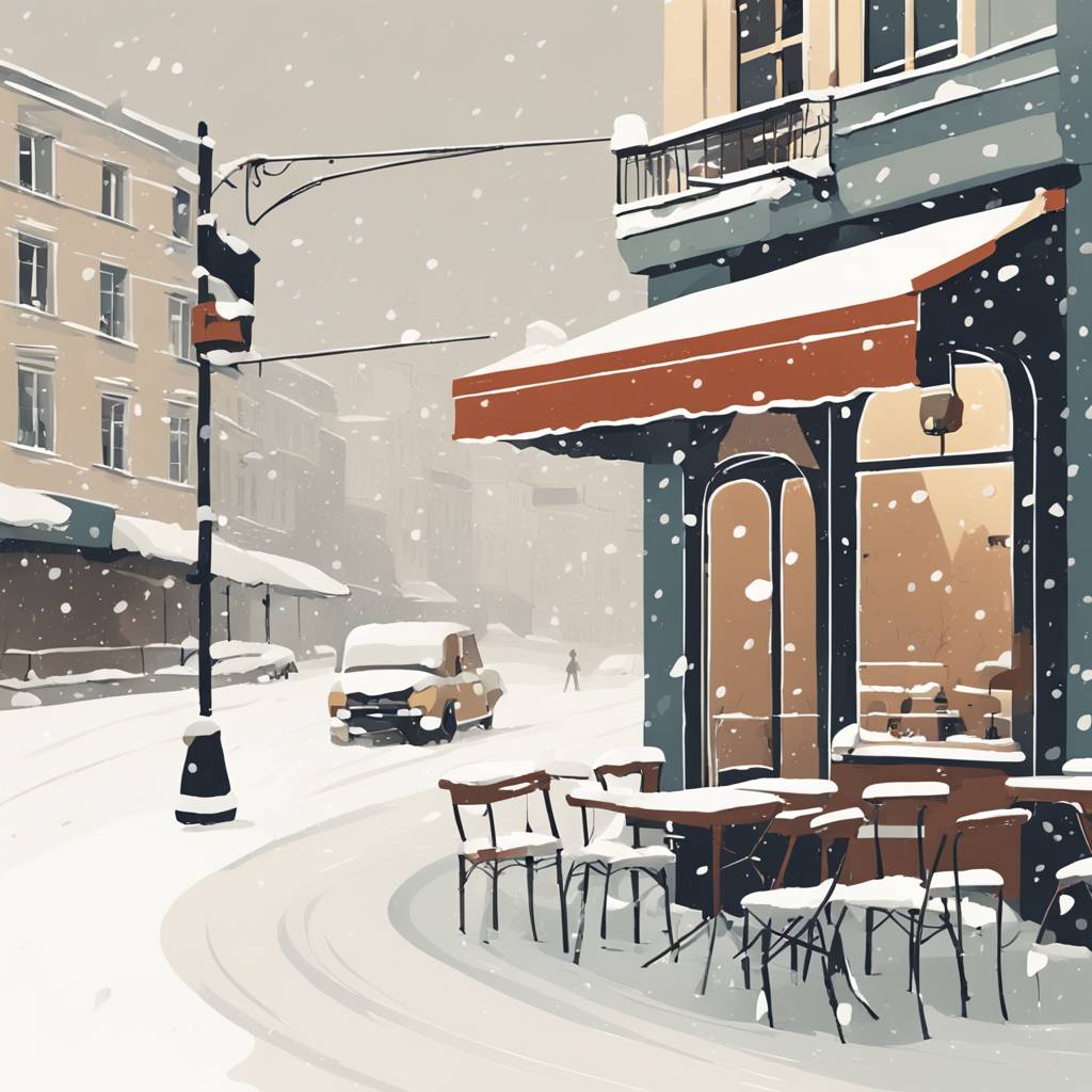 Snijeg uzrokovao kolaps u Zagrebu: Srušena tenda kafića i problemi u prometu