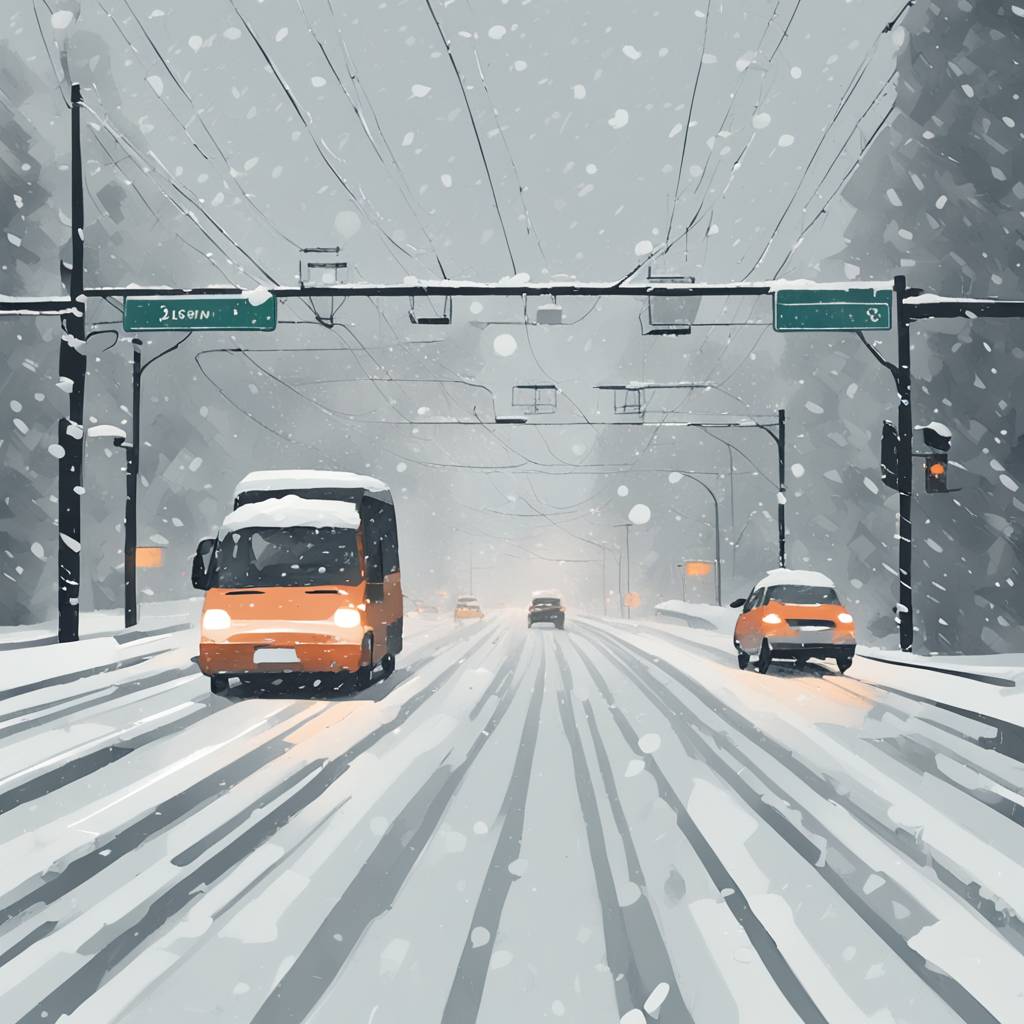 Снежна олуја у Загребу узрокује проблеме у саобраћају