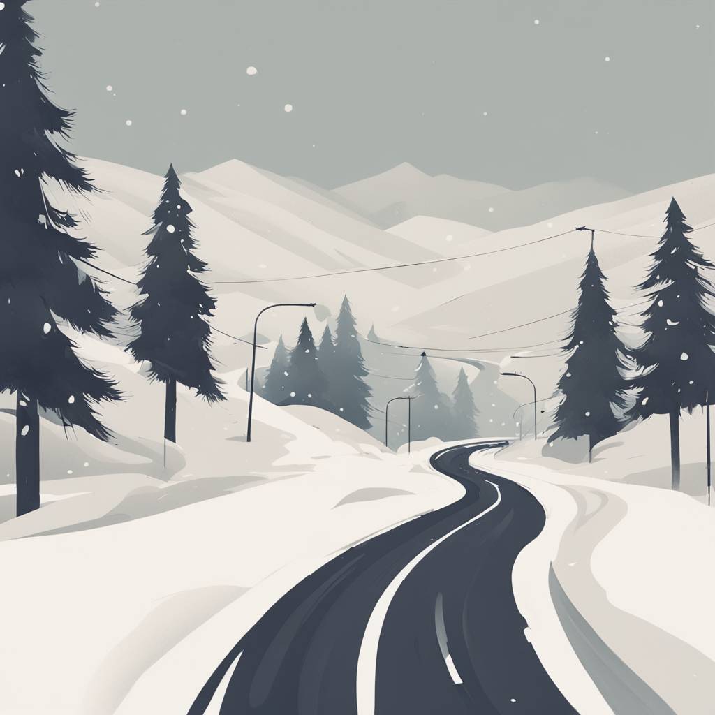 Difficult Road Conditions in the Municipality of Majšperk Due to Heavy Snow