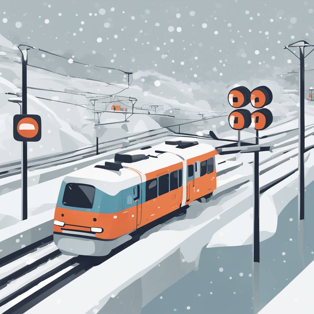 Снег може узроковати кашњења и застоје у железничком саобраћају у Словенији