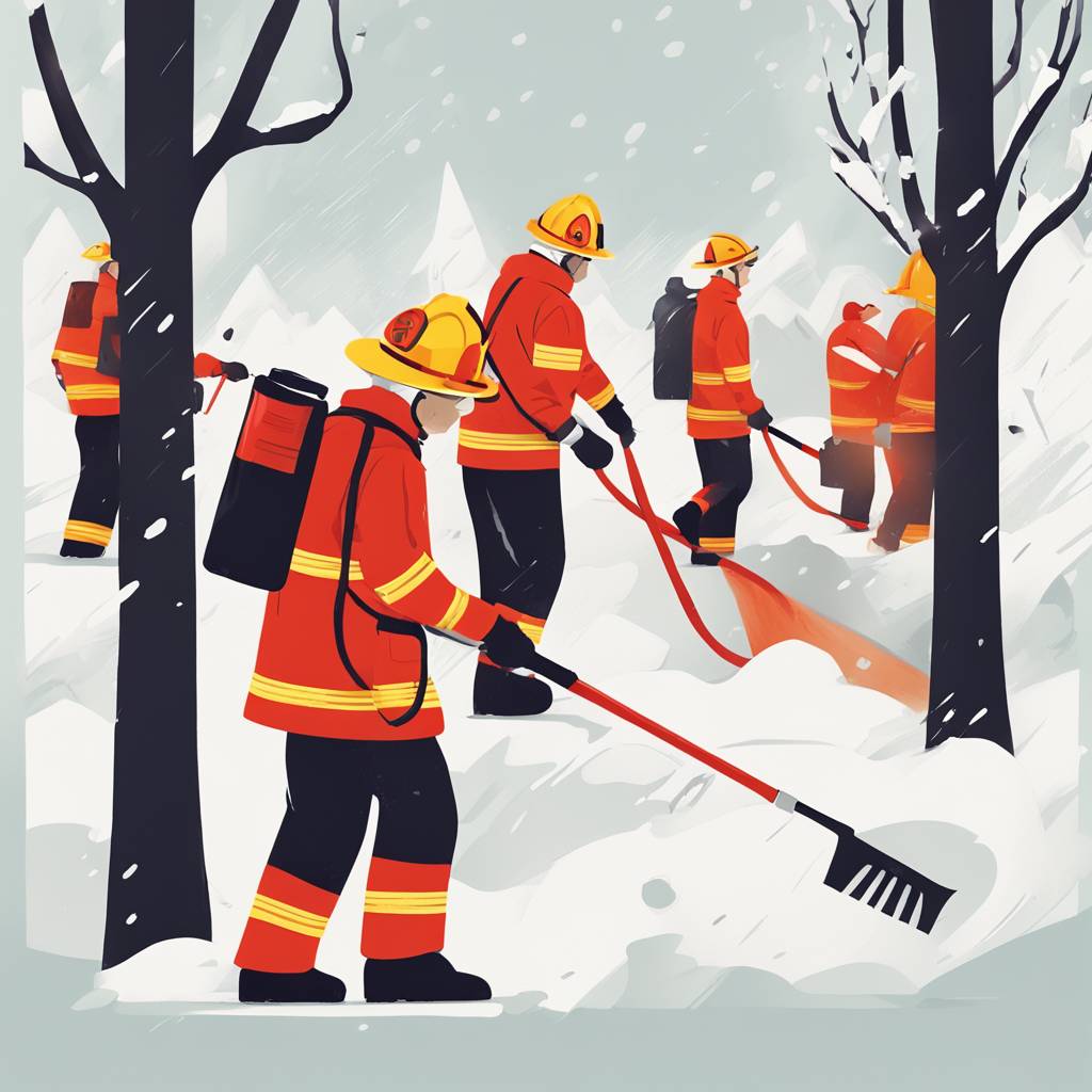 Долењски ватрогасци помажу старијим и немоћним мештанима у снегу