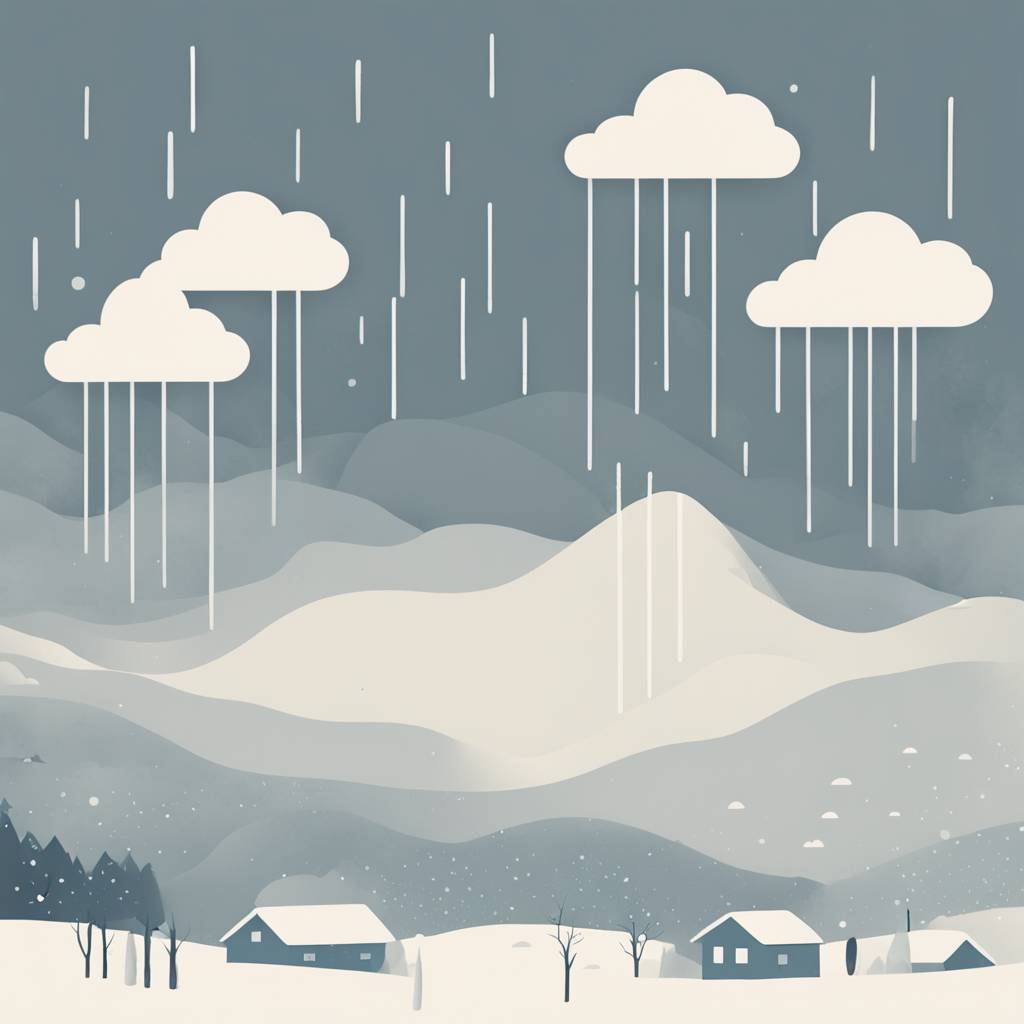 Weather Forecast: Cloudy with Rain and Snow in Montenegro