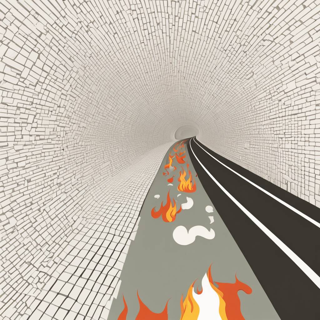 Pozar v tunelu Skurinje II paraliziral promet na A7 pri Reki