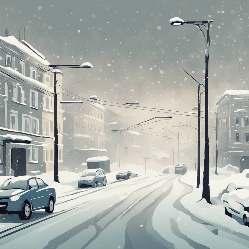 Izredne razmere v več občinah v Srbiji zaradi snežnega neurja