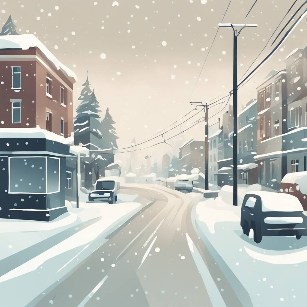 Snow Surprises Bar: Details on Weather Conditions and Impact on Traffic