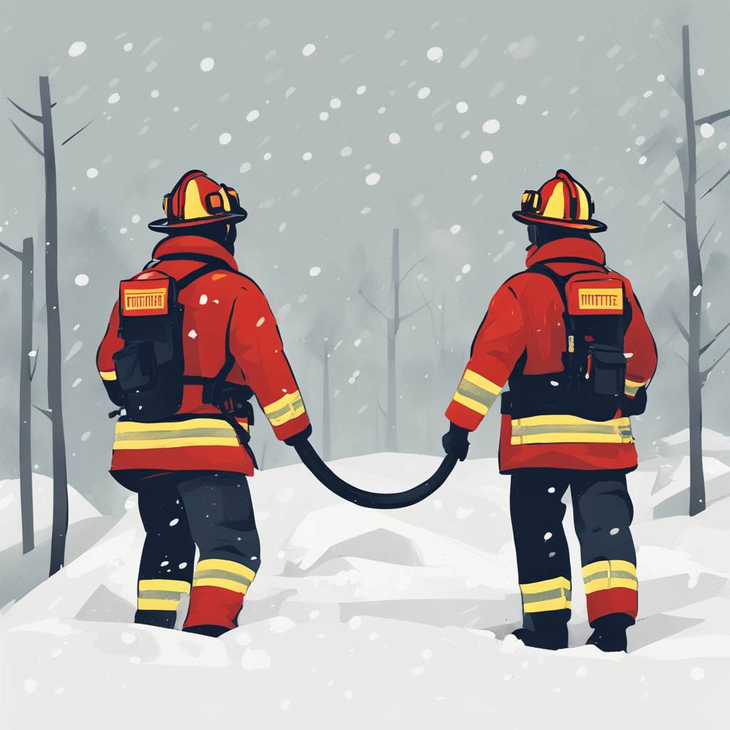 Firefighters in Croatia intervened more than 30 times due to snowstorm