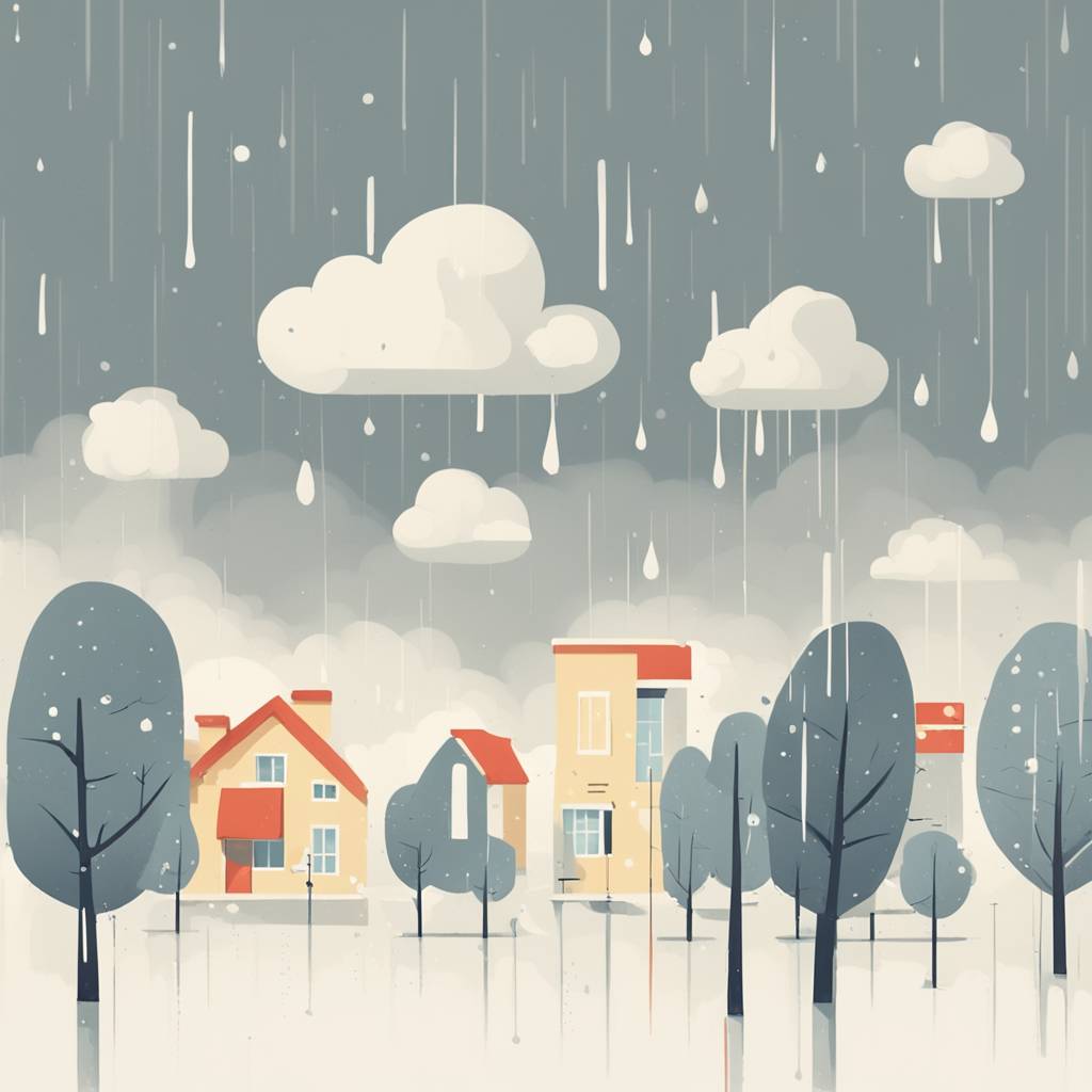 Spremenljivo vreme s sončnimi obdobji in padavinami